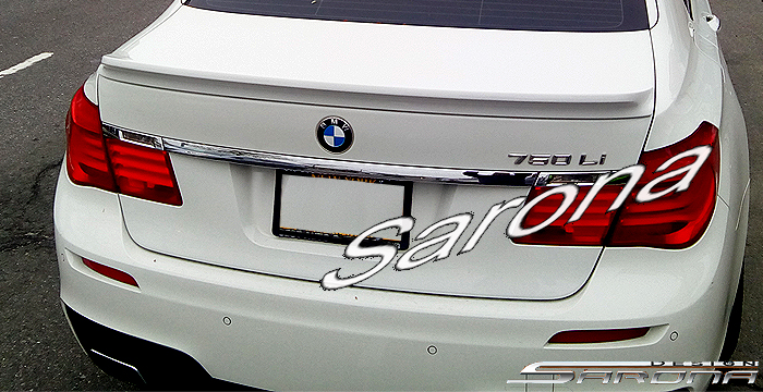 Custom BMW 7 Series Trunk Wing  Sedan (2009 - 2015) - $319.00 (Manufacturer Sarona, Part #BM-061-TW)